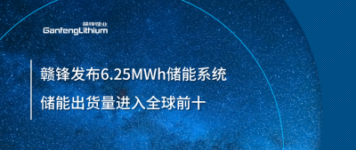 ESIE2025圓滿收官！贛鋒全新6.25MWh儲能系統(tǒng)成焦點，儲能出貨量進入全球前十